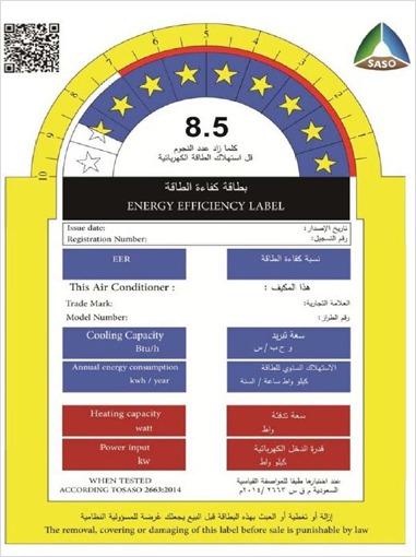بطاقة مكيفات الهواء
